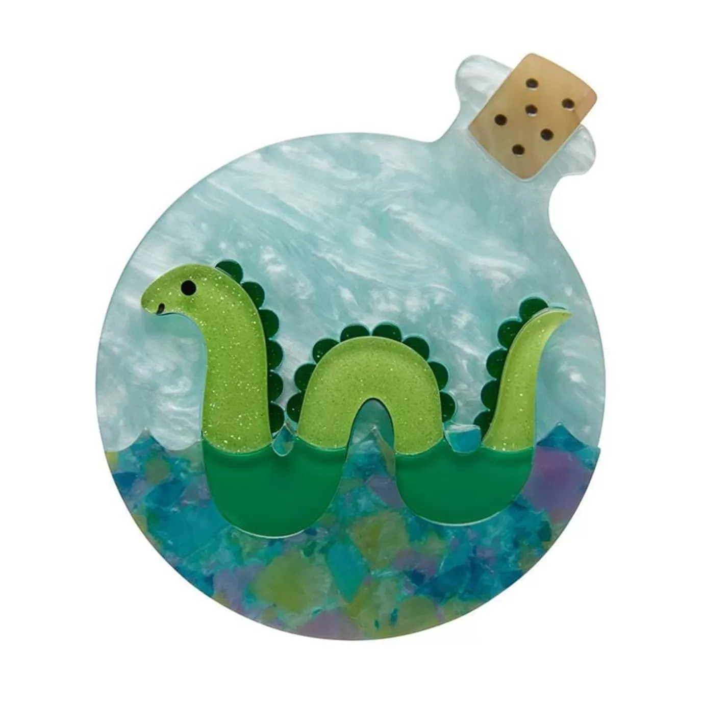 Erstwilder Tess Of Loch Ness Brooch* Brooches