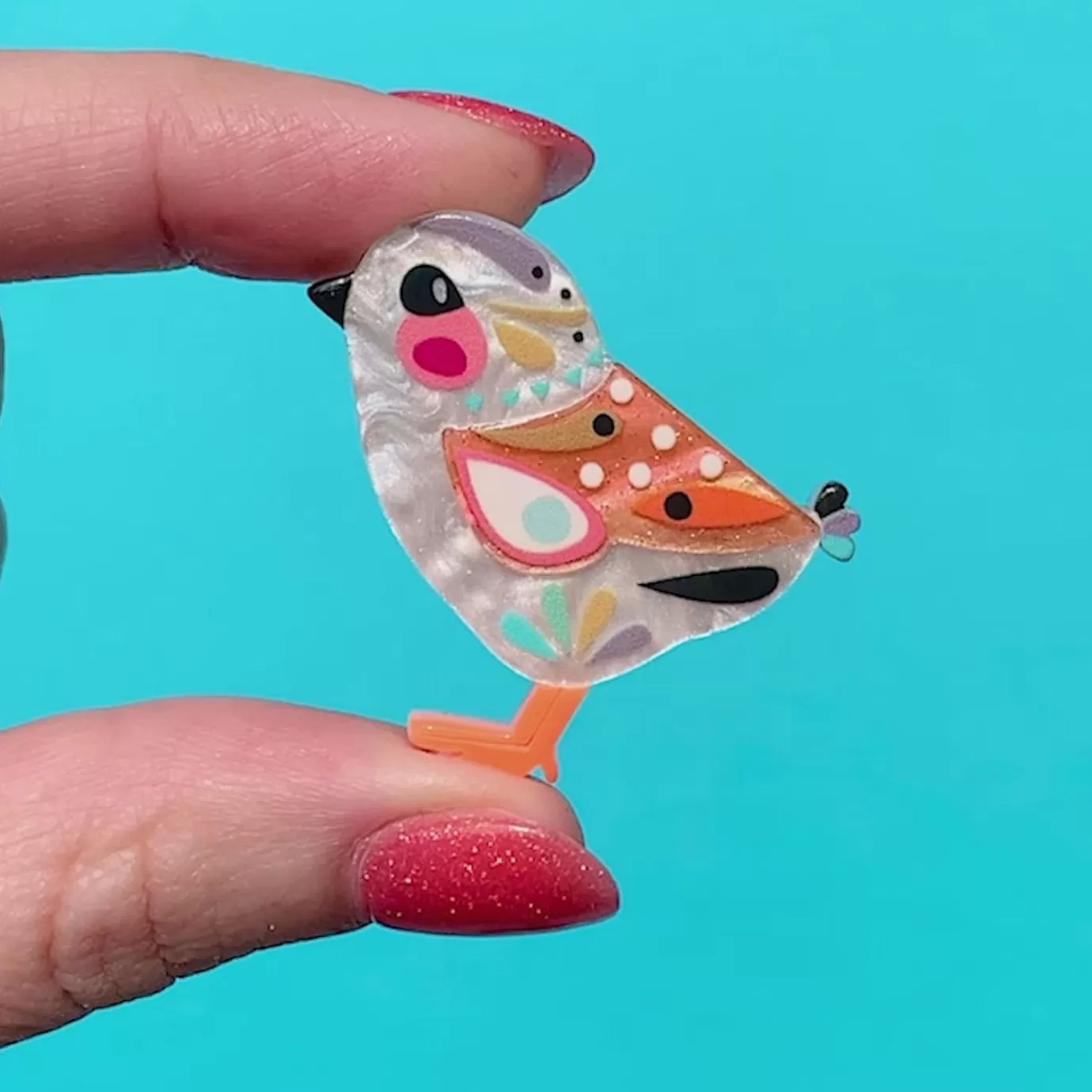 Erstwilder The Balanced Baby Sandpiper Mini Brooch* Brooches