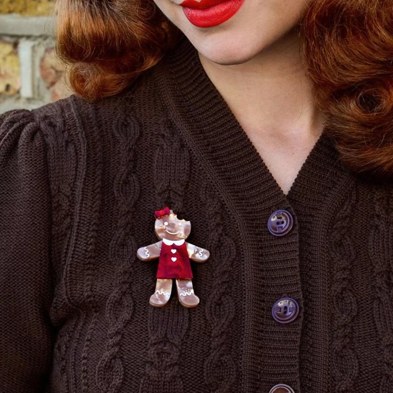 Erstwilder The Bite Before Christmas Brooch* Brooches