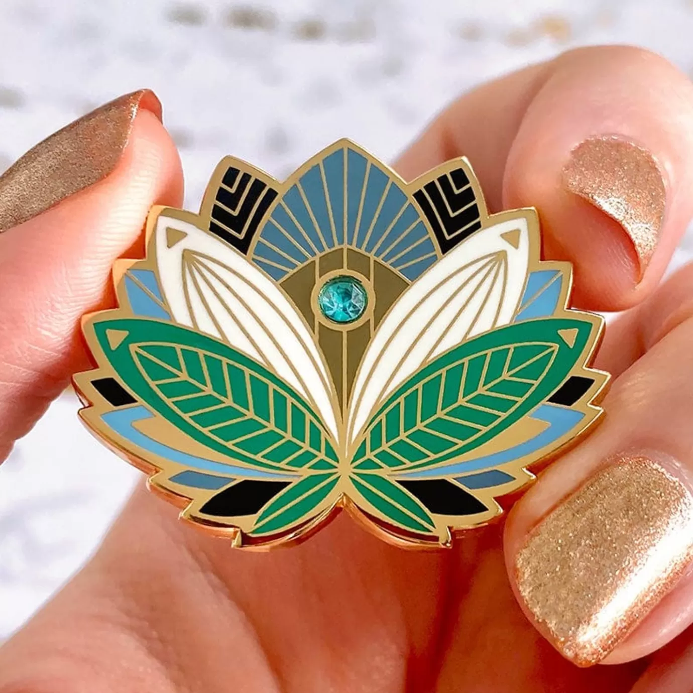 Erstwilder The Blue Lotus Enamel Pin* Enamel Pins