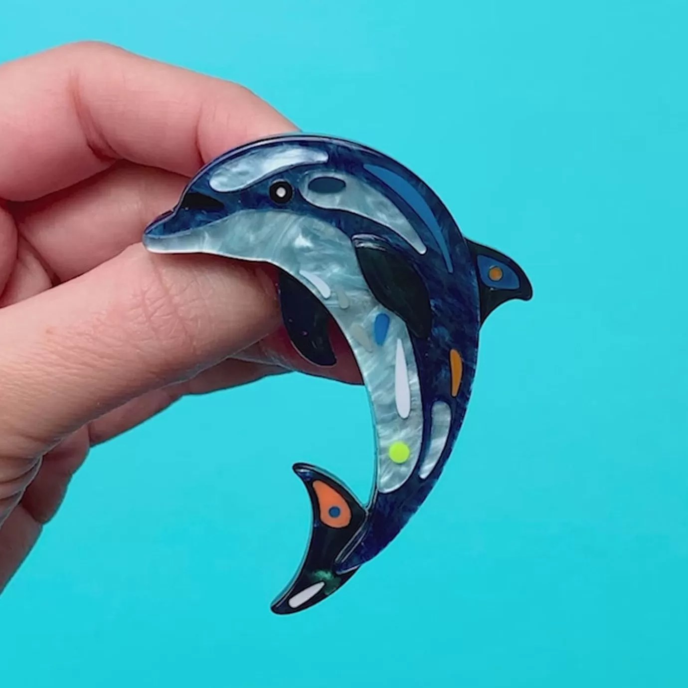 Erstwilder The Boastful Bottlenose Dolphin Brooch* Brooches