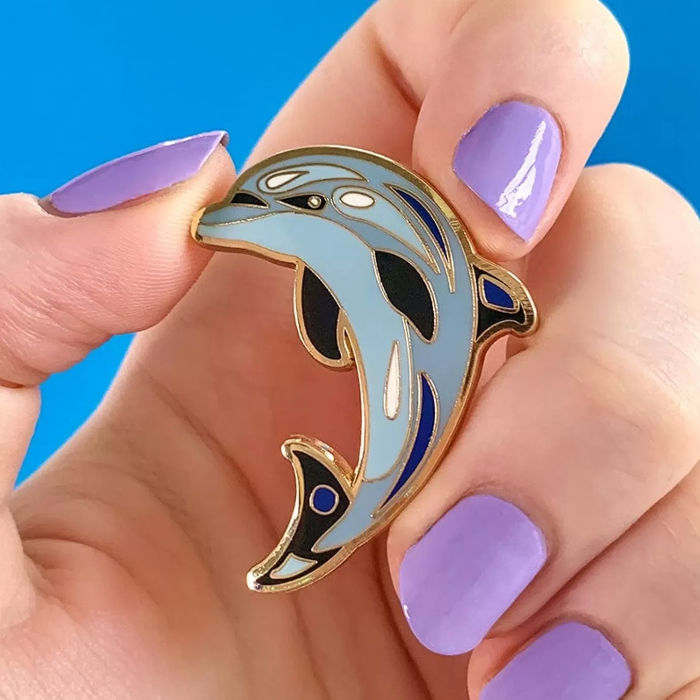 Erstwilder The Boastful Bottlenose Dolphin Enamel Pin* Enamel Pins