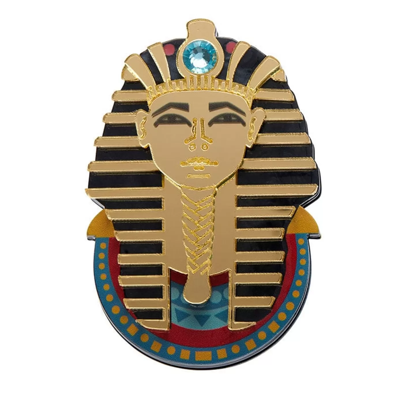 Erstwilder The Boy King Tutankhamun Brooch* Brooches