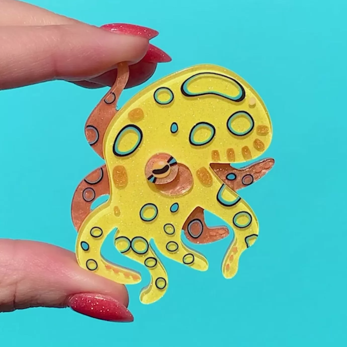 Erstwilder The Busy Blue-Ringed Octopus Brooch* Brooches