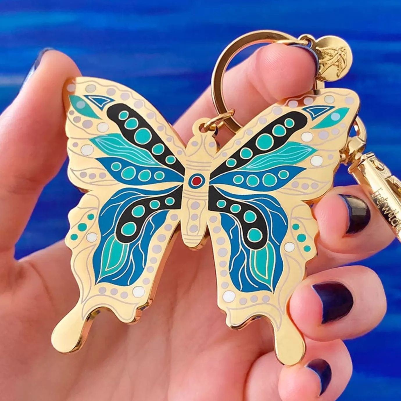 Erstwilder The Butterfly 'Gunggamburra' Key Ring* Enamel Key Rings