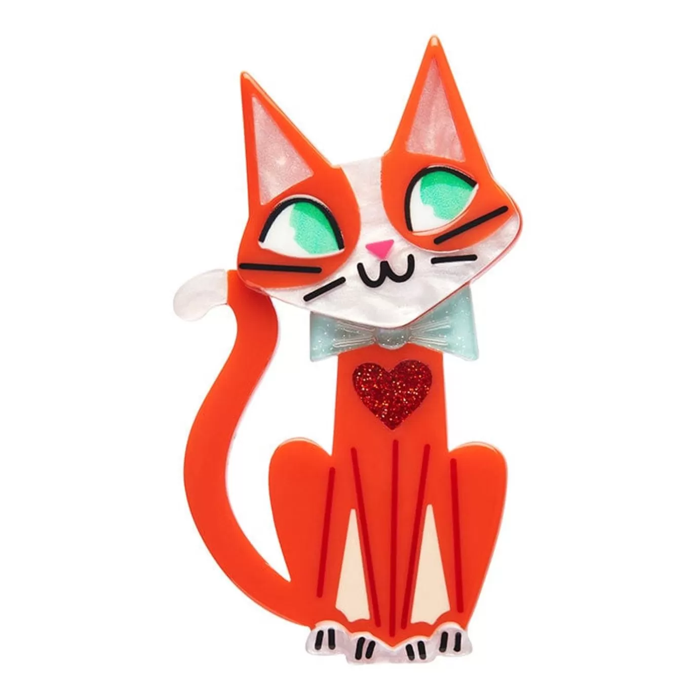 Erstwilder The Cat'S Meow Brooch* Brooches