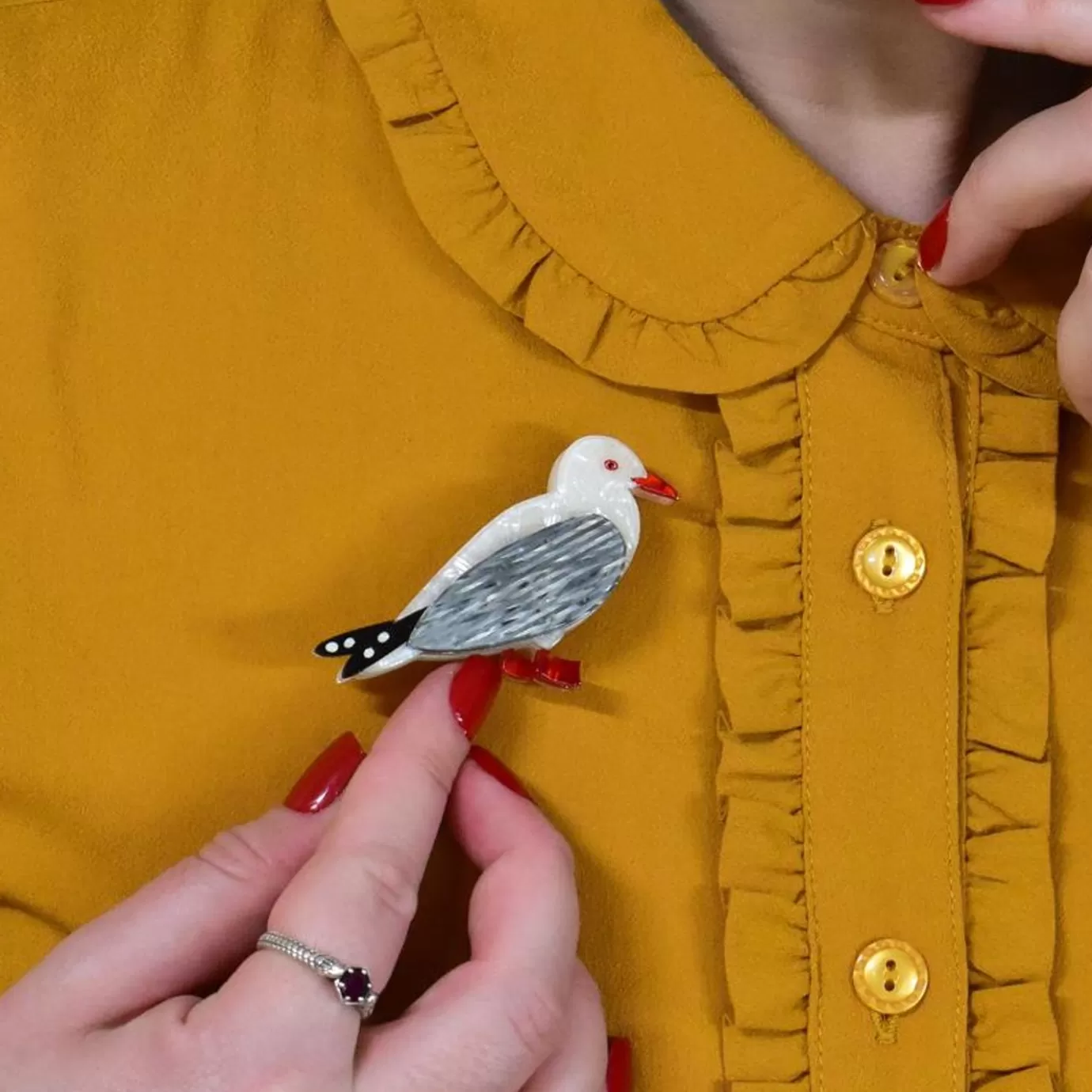 Erstwilder The Chippy Caper Brooch* Brooches