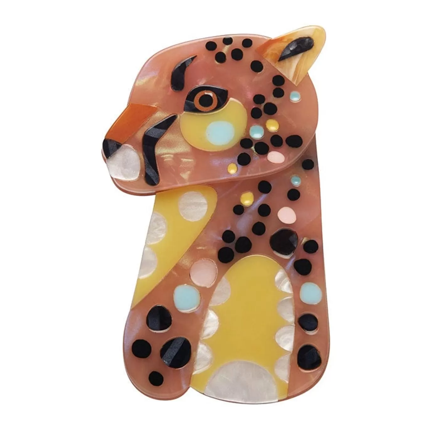 Erstwilder The Choosy Cheetah Brooch* Brooches