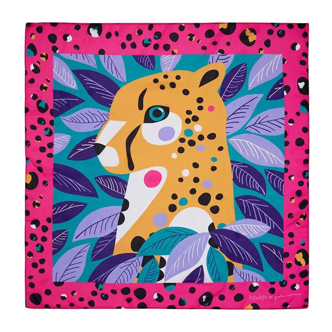 Erstwilder The Choosy Cheetah Square Scarf* Scarves