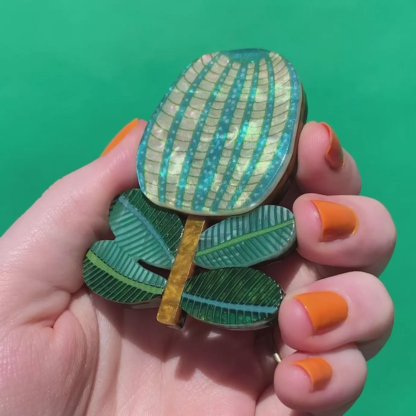 Erstwilder The Colour Of Envy Brooch* Brooches