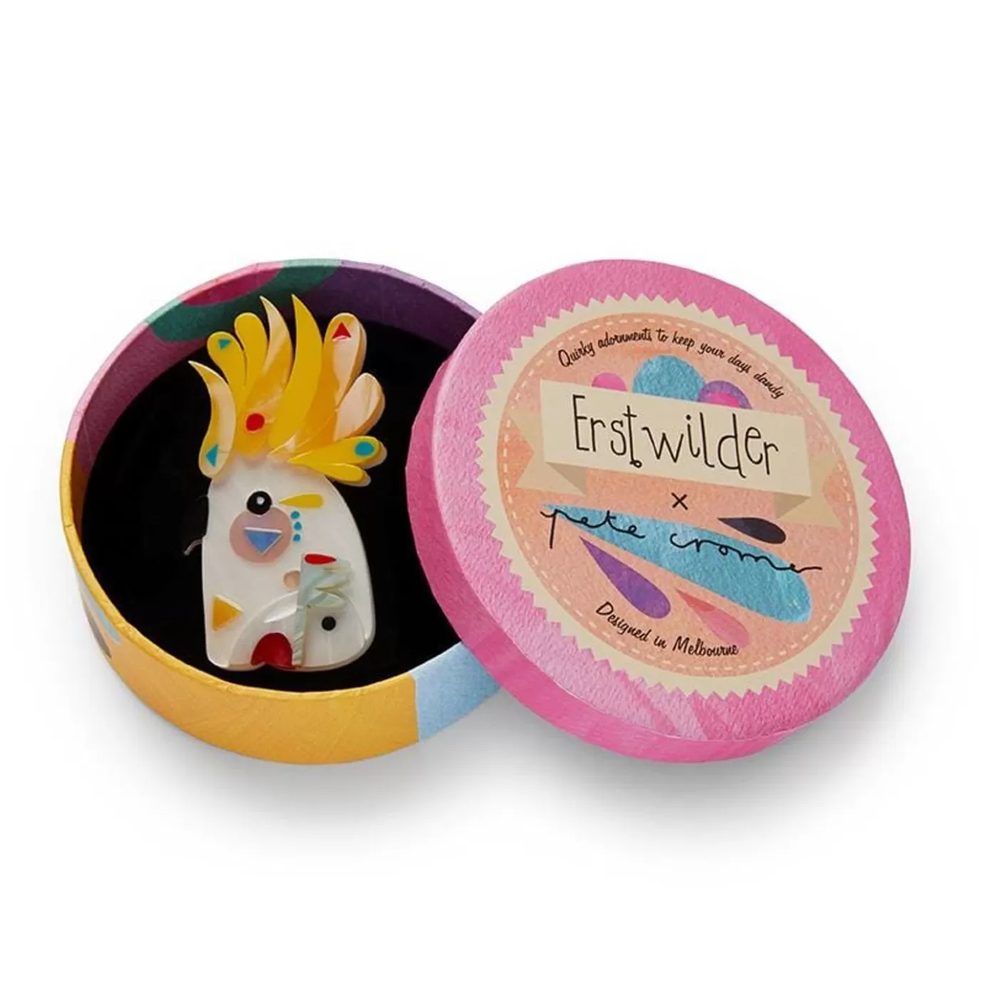 Erstwilder The Comical Cockatoo* Brooches