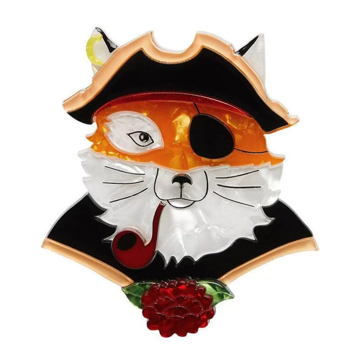 Erstwilder The Cunning Captain Fox Brooch* Brooches