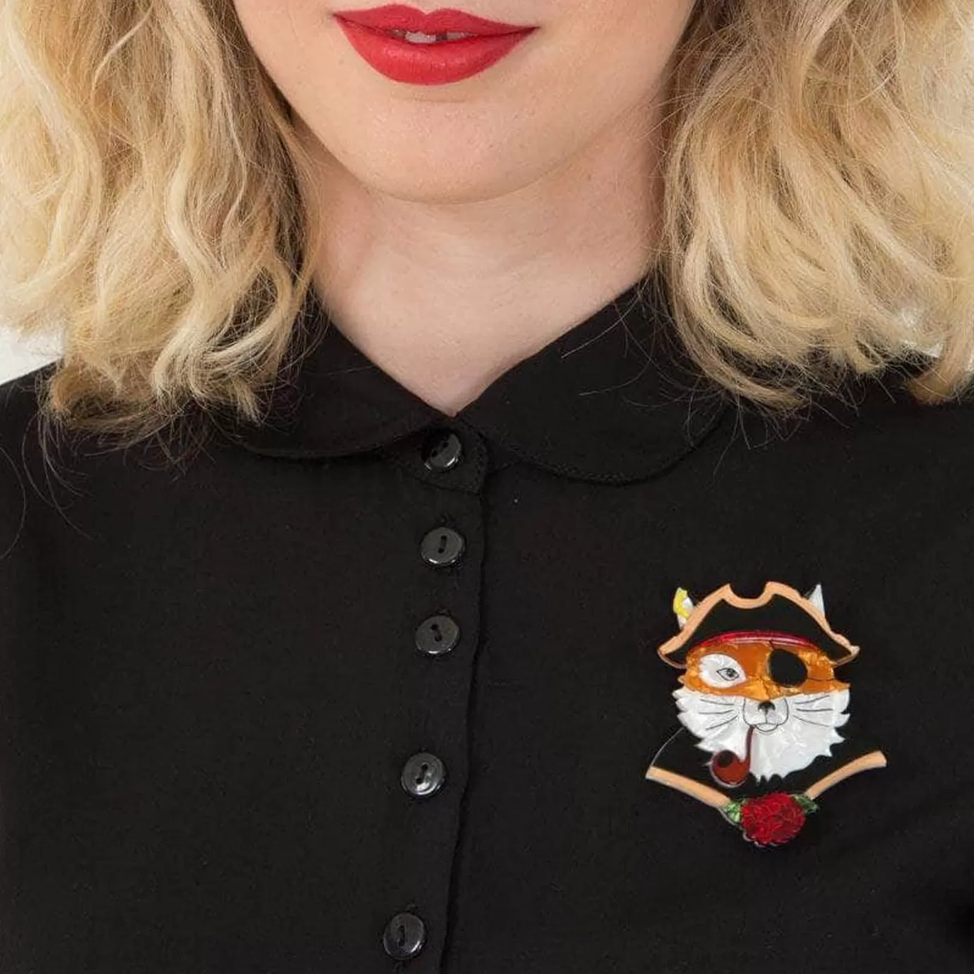 Erstwilder The Cunning Captain Fox Brooch* Brooches