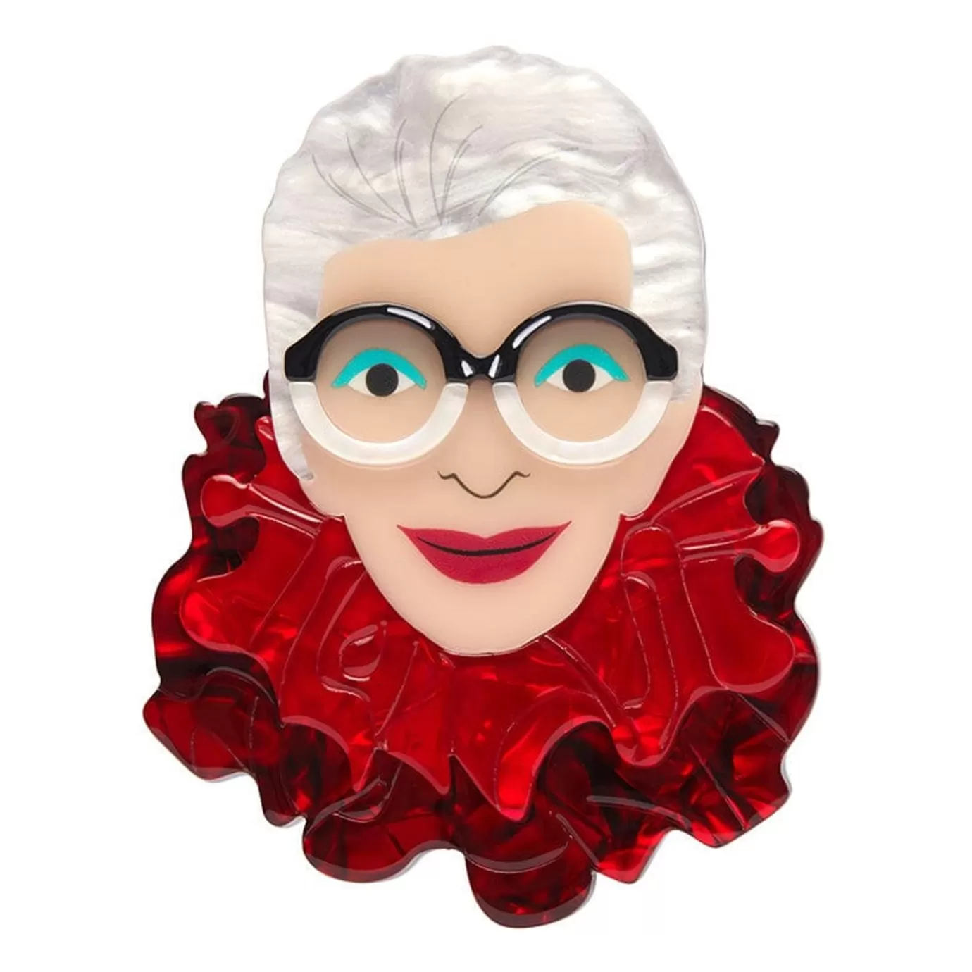 Erstwilder The Face Of Style Iris Brooch* Brooches