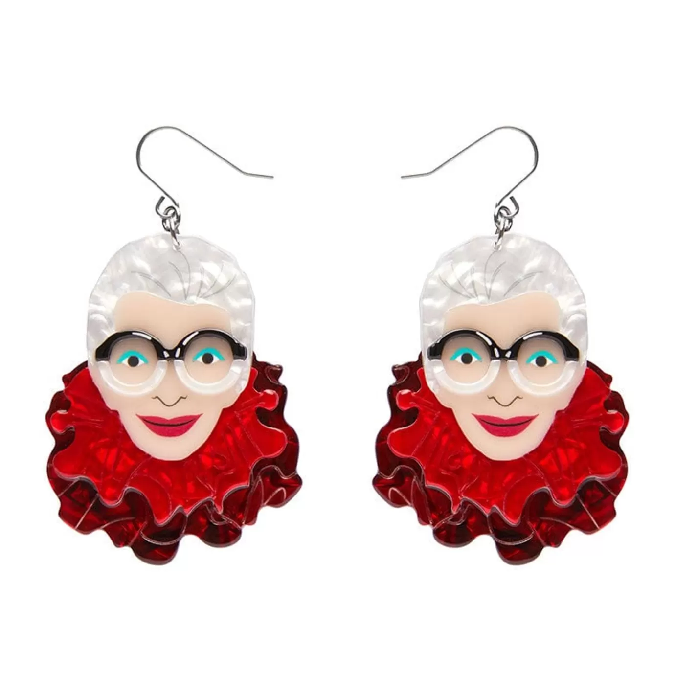 Erstwilder The Face Of Style Iris Drop Earrings* Earrings