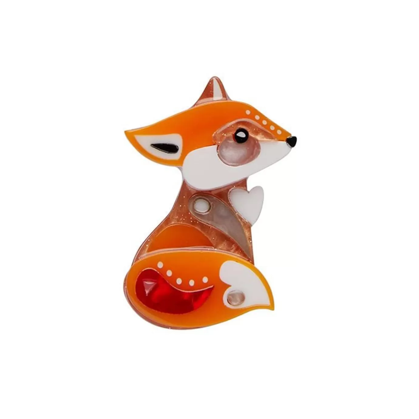 Erstwilder The Footloose Fox Mini Brooch* Brooches