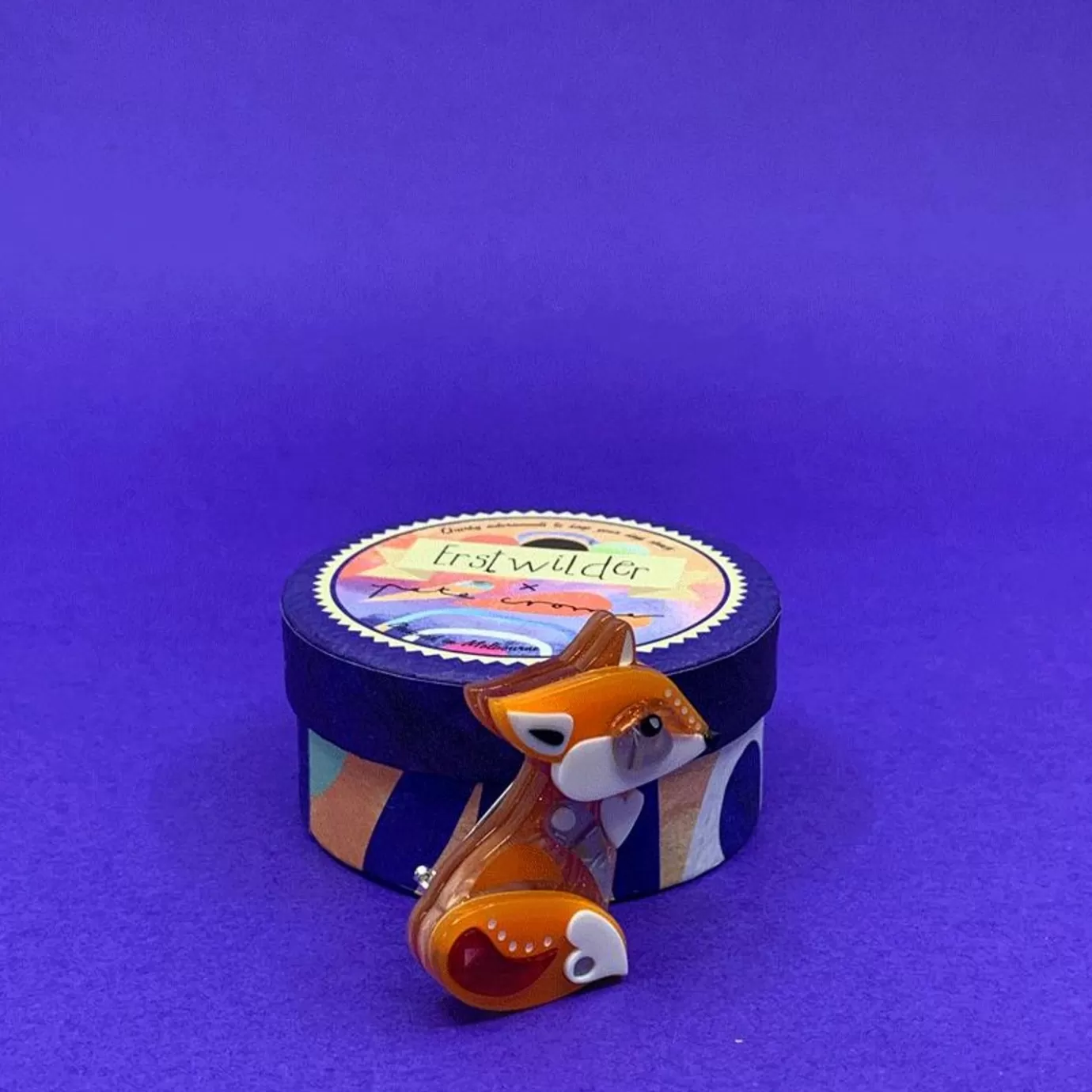 Erstwilder The Footloose Fox Mini Brooch* Brooches