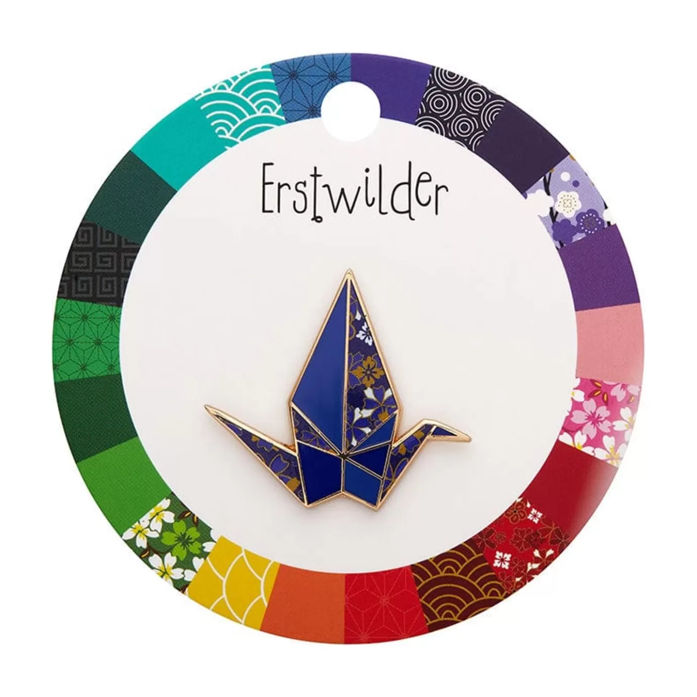 Erstwilder The Fortunate Crane Enamel Pin* Enamel Pins