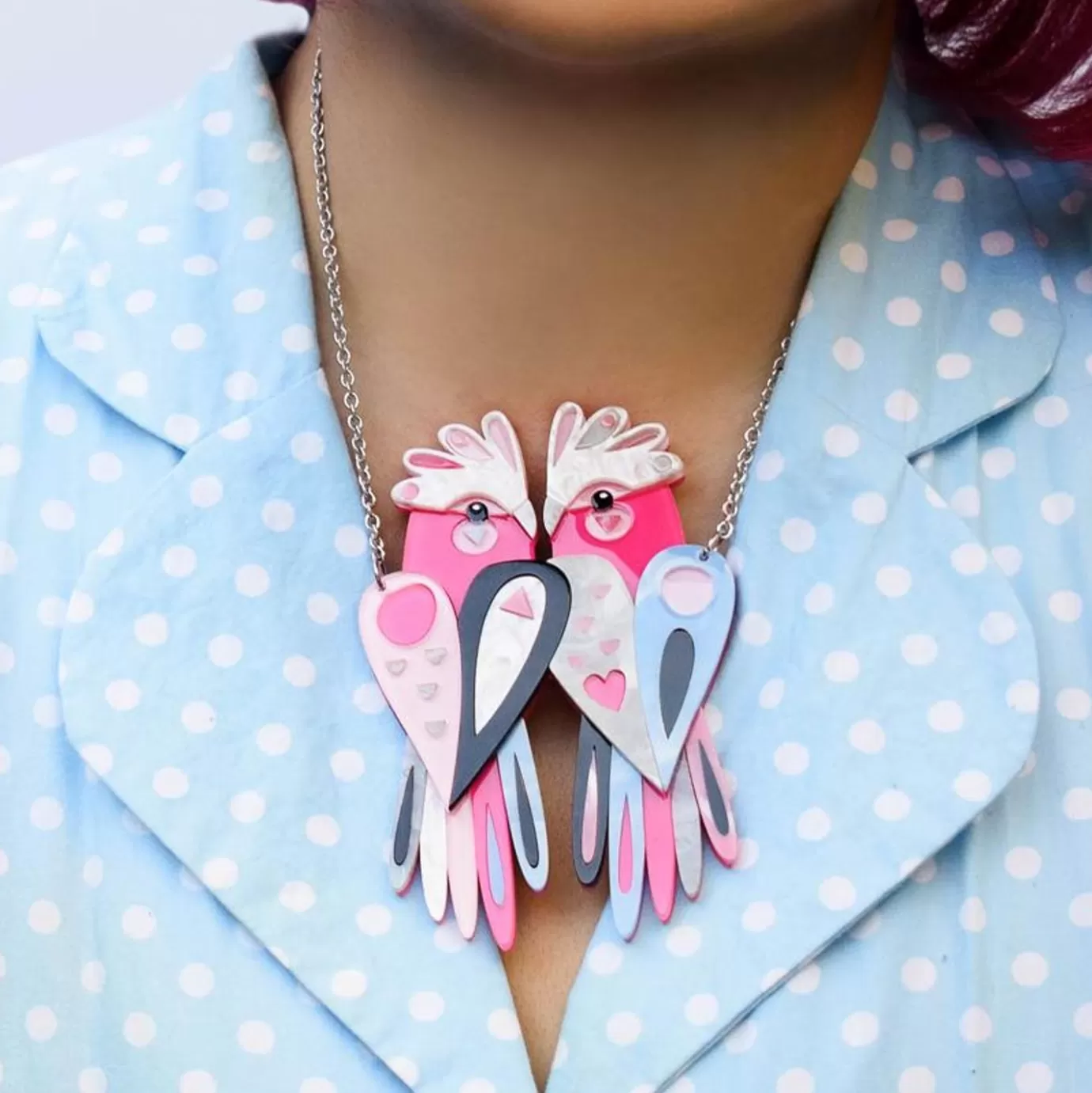 Erstwilder The Garrulous Galah Necklace* Necklaces