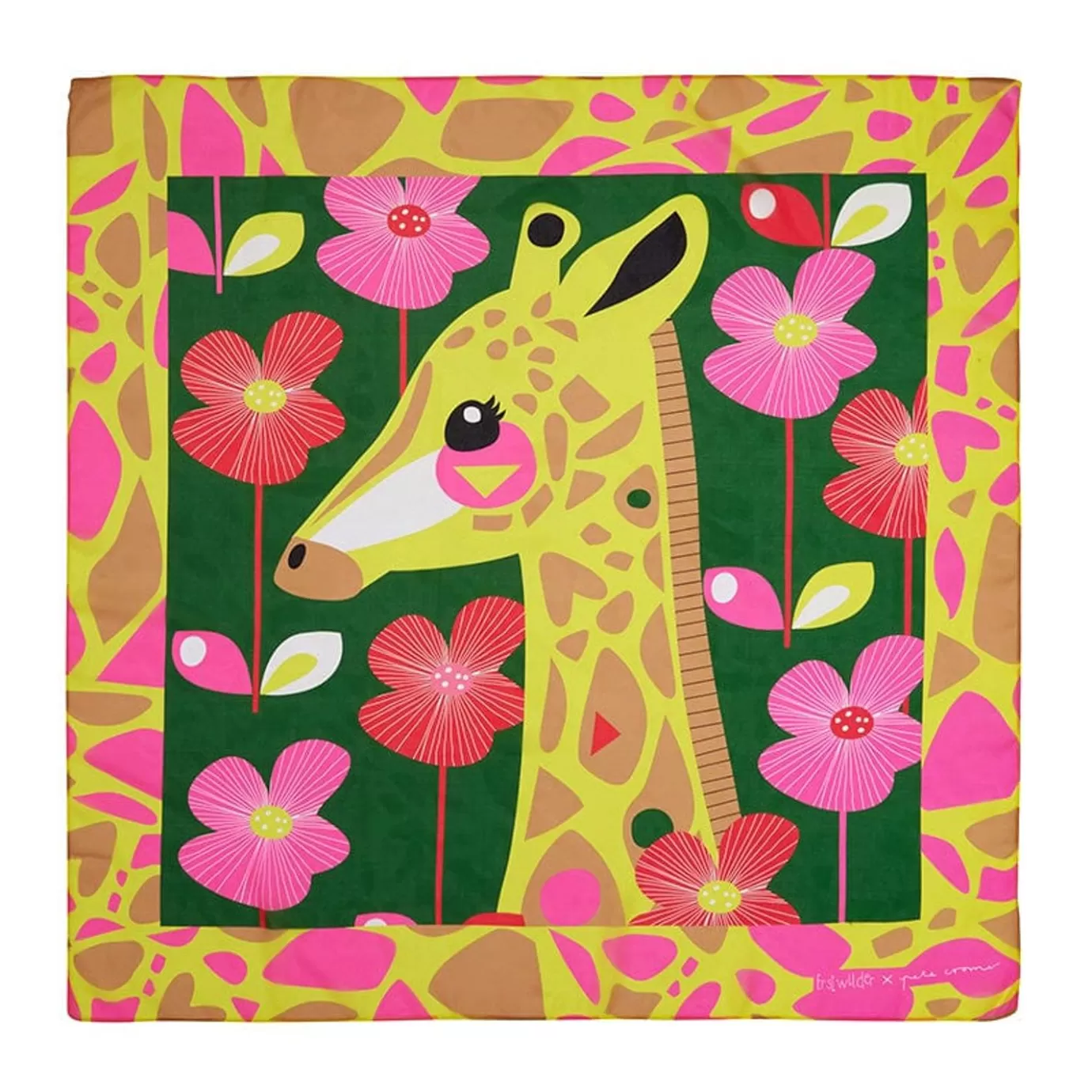 Erstwilder The Genteel Giraffe Square Scarf* Scarves