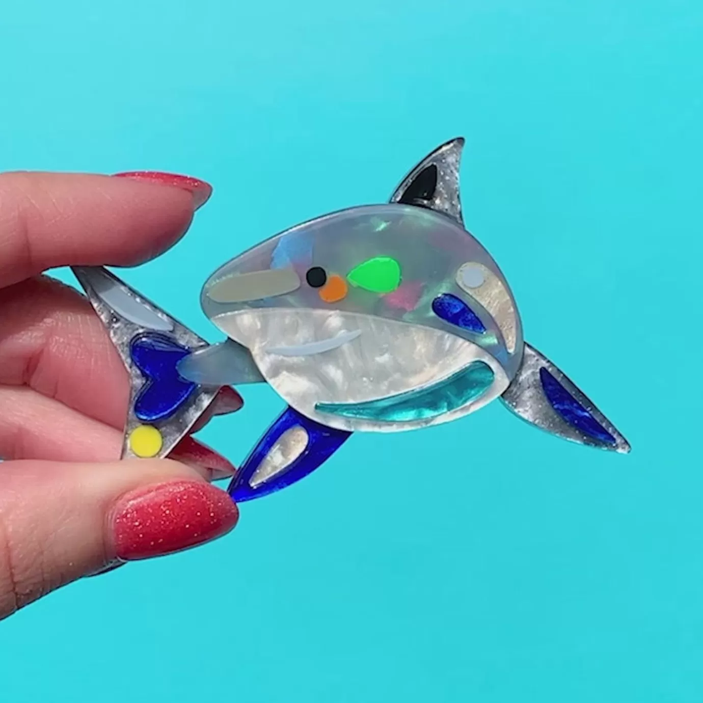 Erstwilder The Guileless Great White Shark Brooch* Brooches