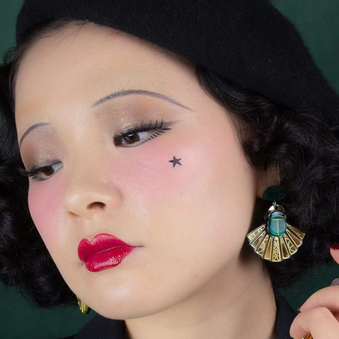 Erstwilder The Heart Of Egypt Scarab Drop Earrings* Earrings