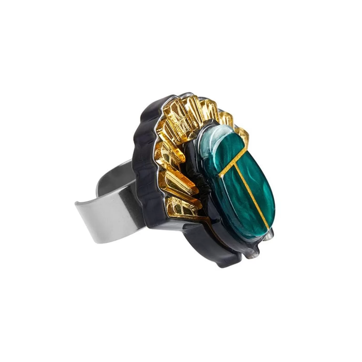 Erstwilder The Heart Of Egypt Scarab Ring* Rings