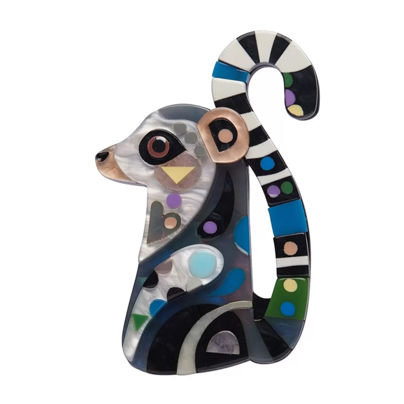 Erstwilder The Learned Lemur Brooch* Brooches