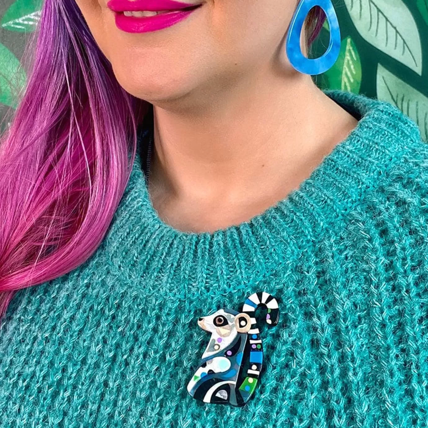 Erstwilder The Learned Lemur Brooch* Brooches