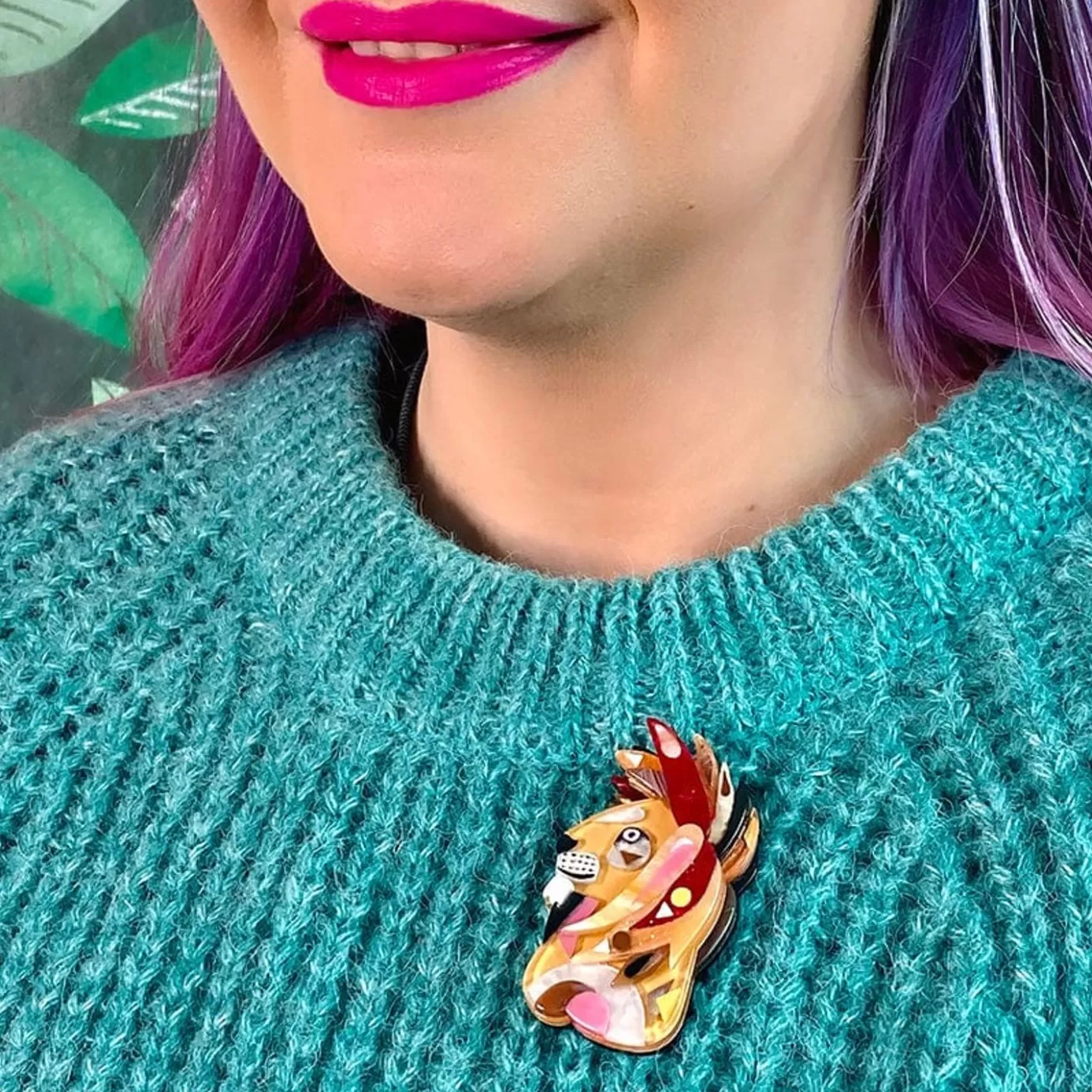 Erstwilder The Liberated Lion Brooch* Brooches
