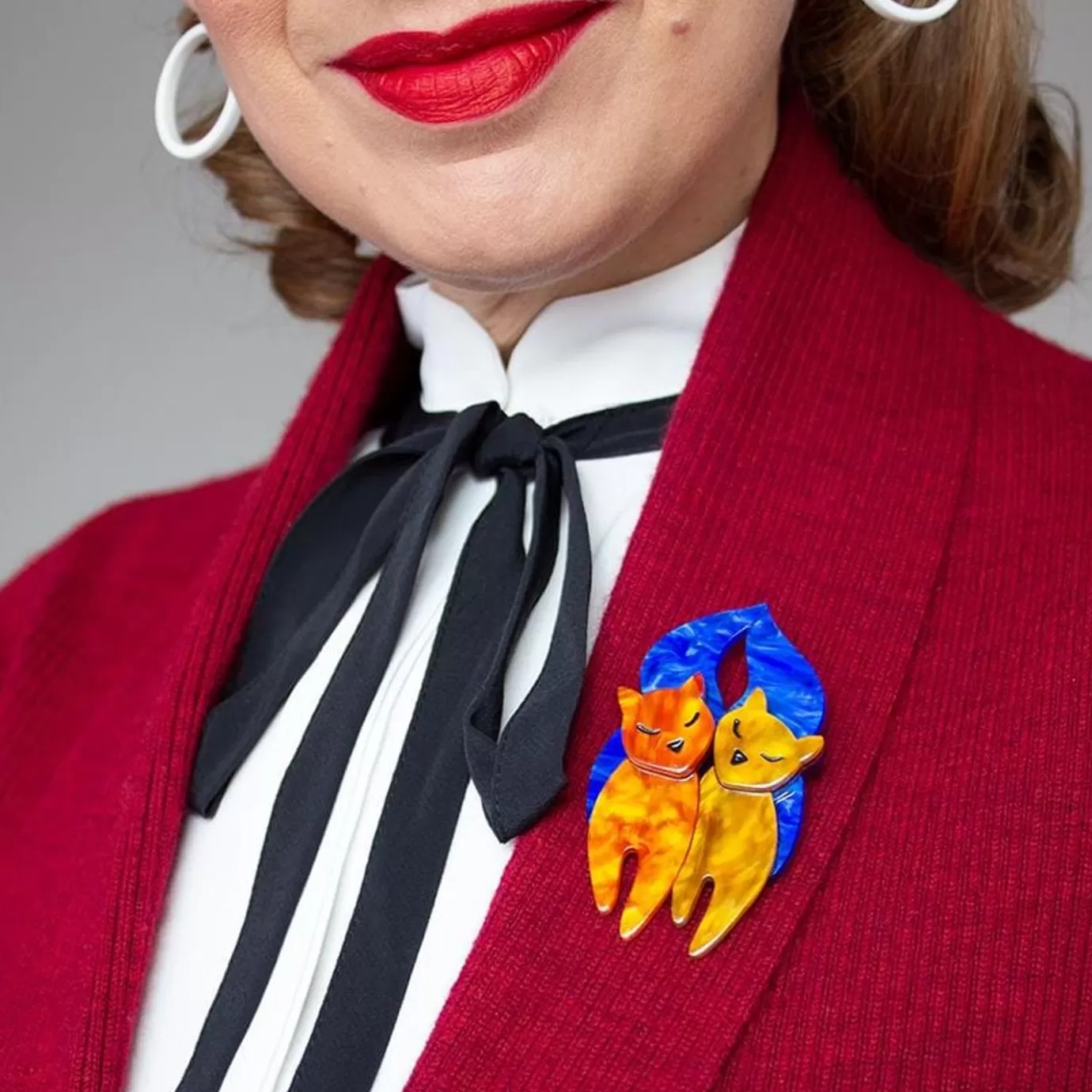 Erstwilder The Lovecats Brooch* Brooches