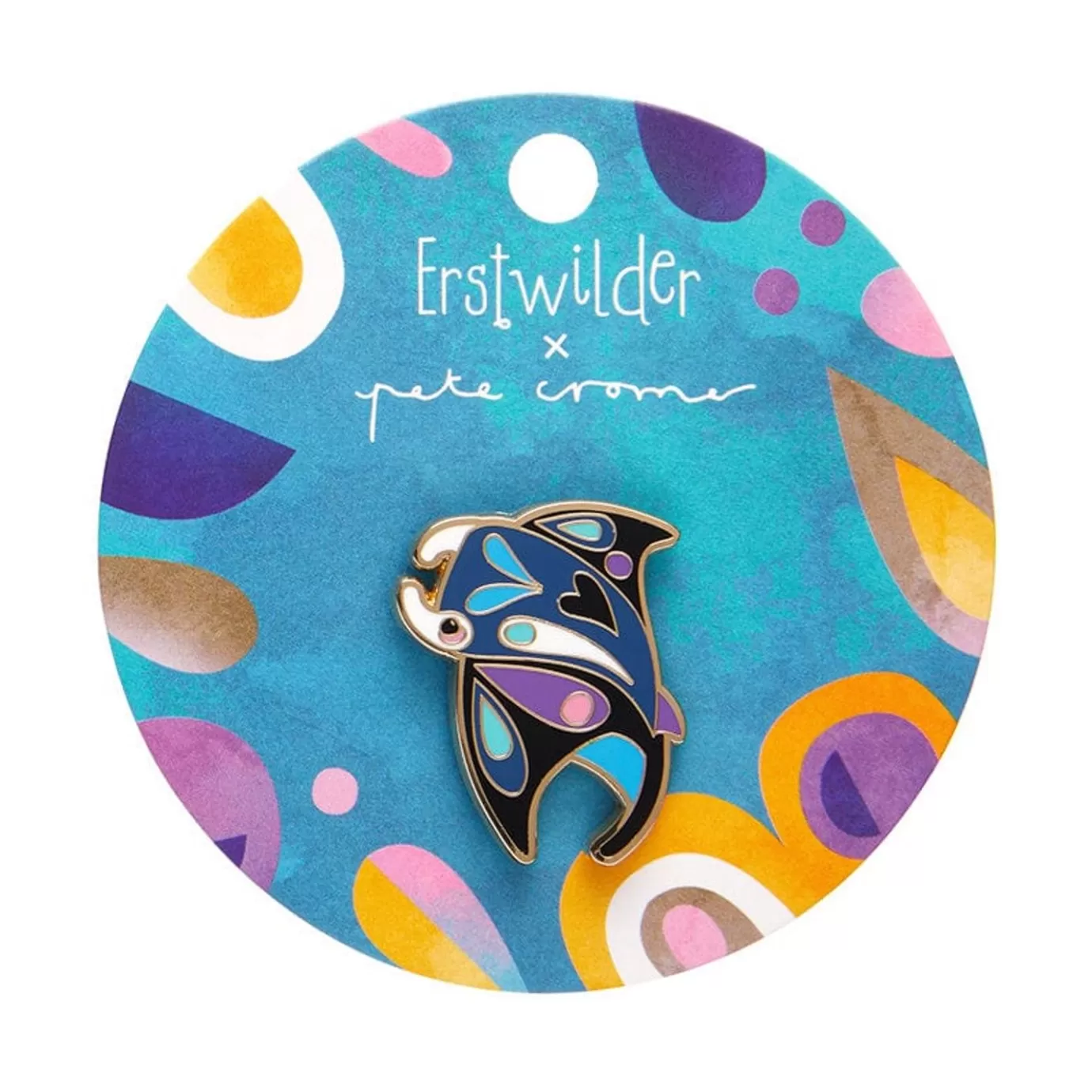 Erstwilder The Mercurial Manta Ray Enamel Pin* Enamel Pins