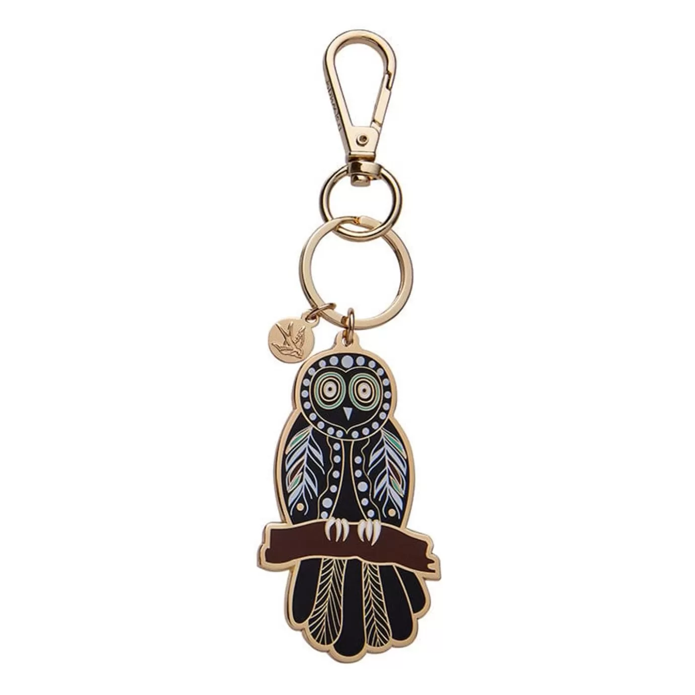 Erstwilder The Owl 'Gugu' Key Ring* Enamel Key Rings