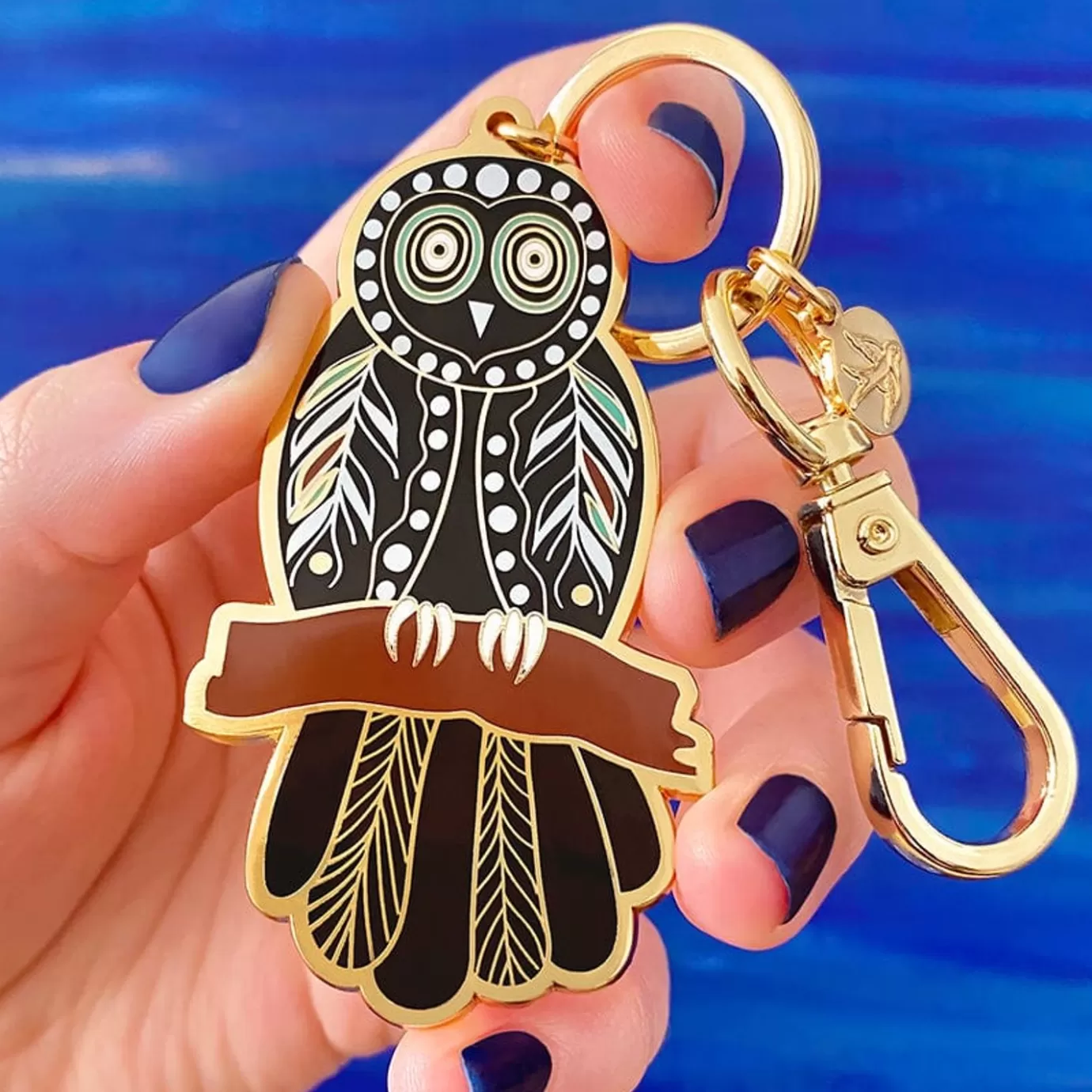 Erstwilder The Owl 'Gugu' Key Ring* Enamel Key Rings