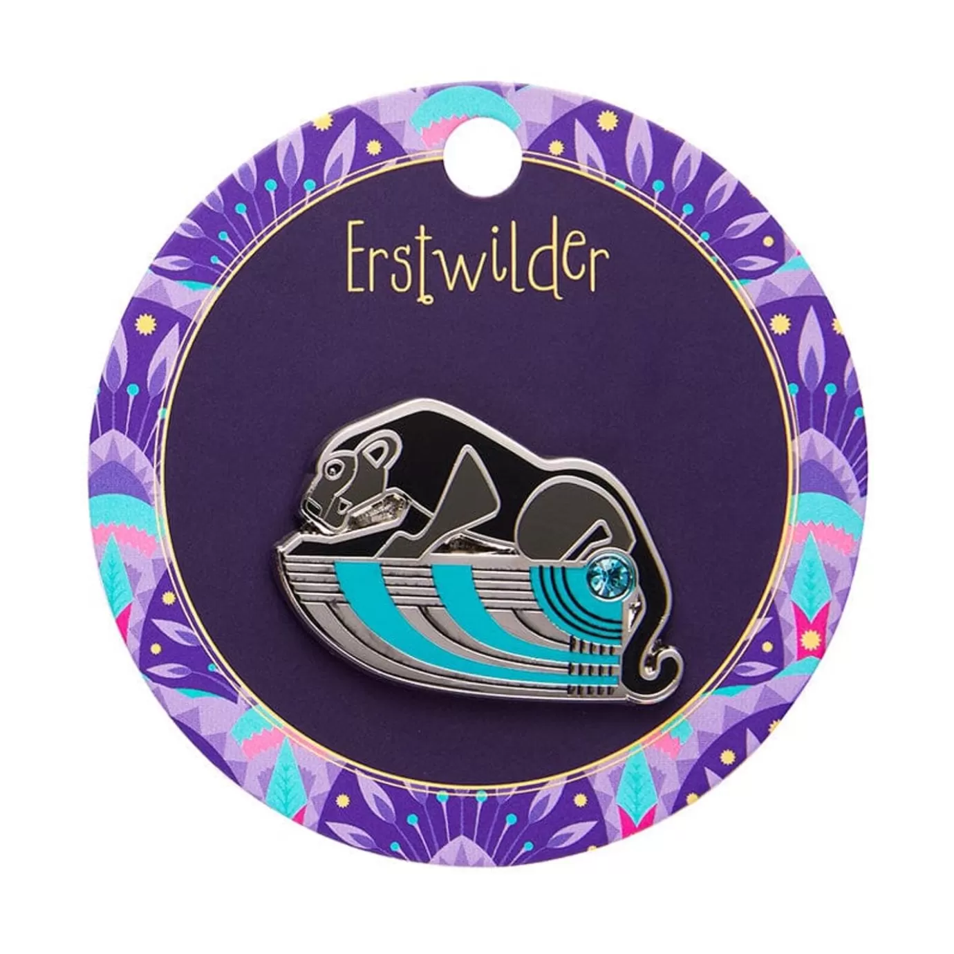 Erstwilder The Panther'S Embrace Enamel Pin* Enamel Pins