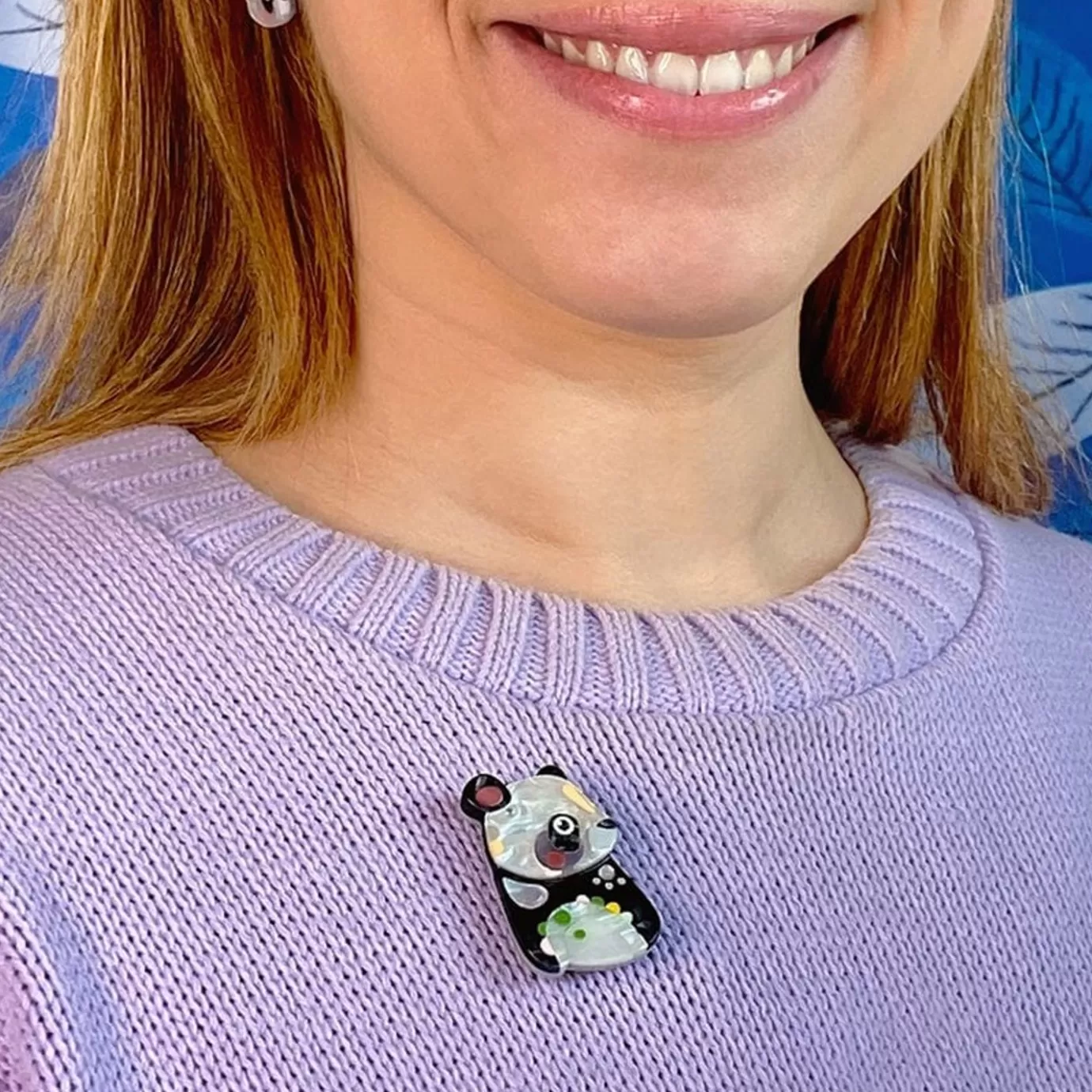 Erstwilder The Patient Panda Mini Brooch* Brooches