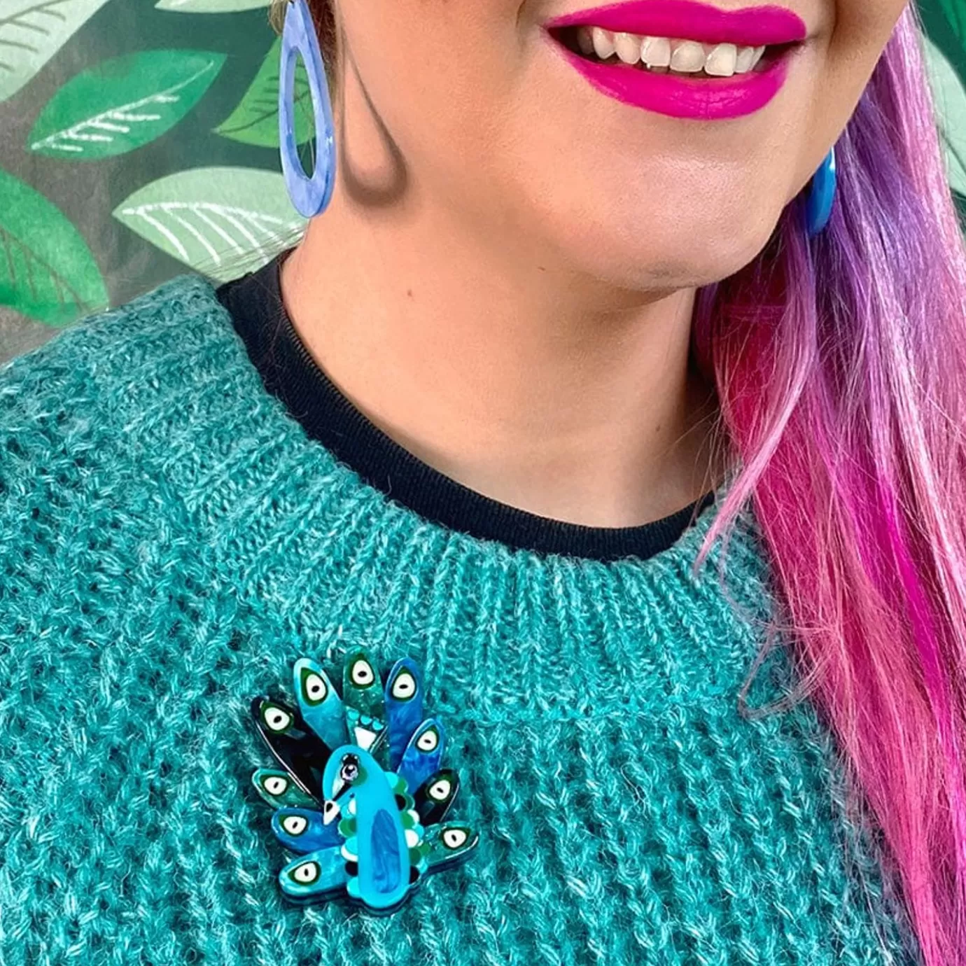 Erstwilder The Picturesque Peacock Brooch* Brooches