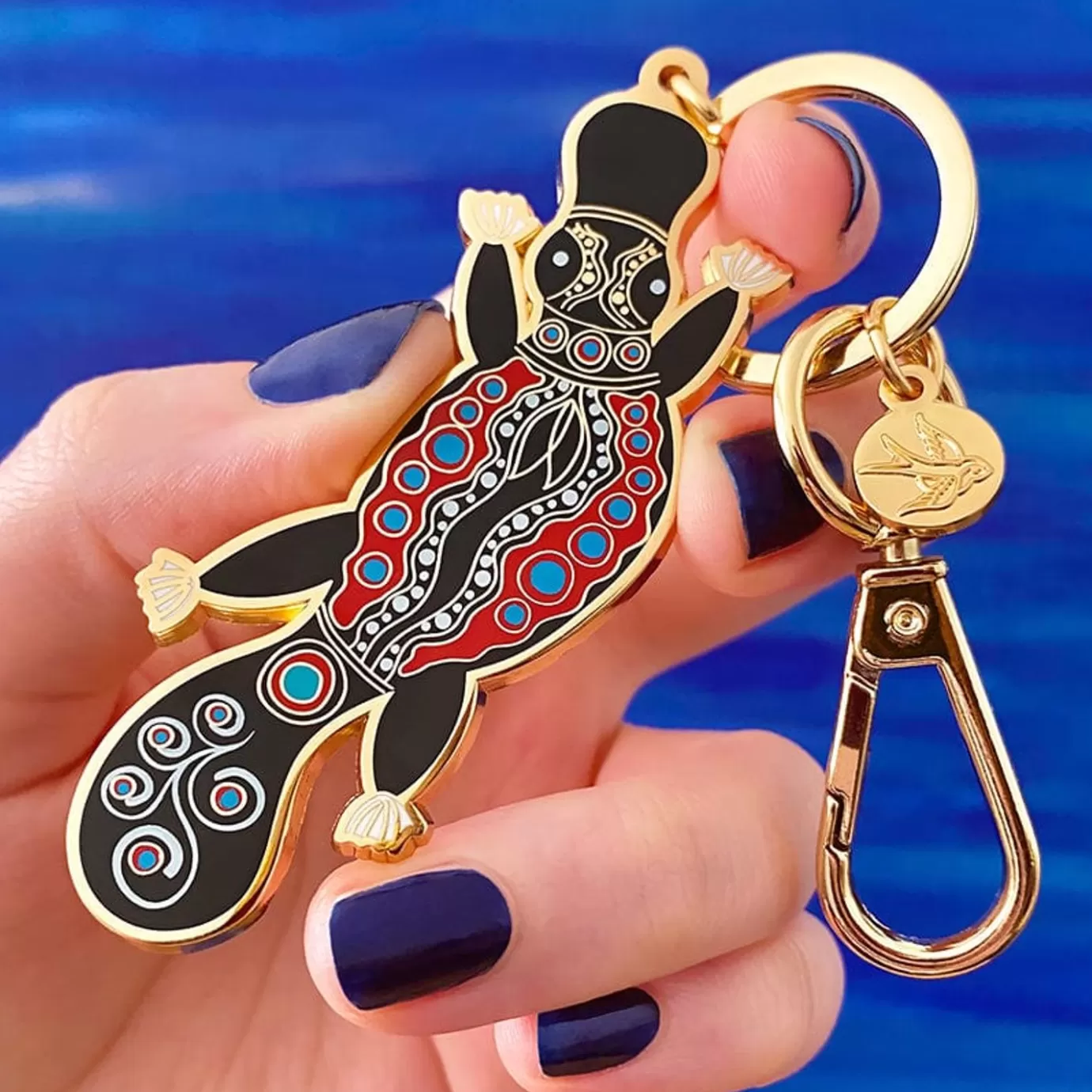 Erstwilder The Platypus 'Gugula' Key Ring* Enamel Key Rings