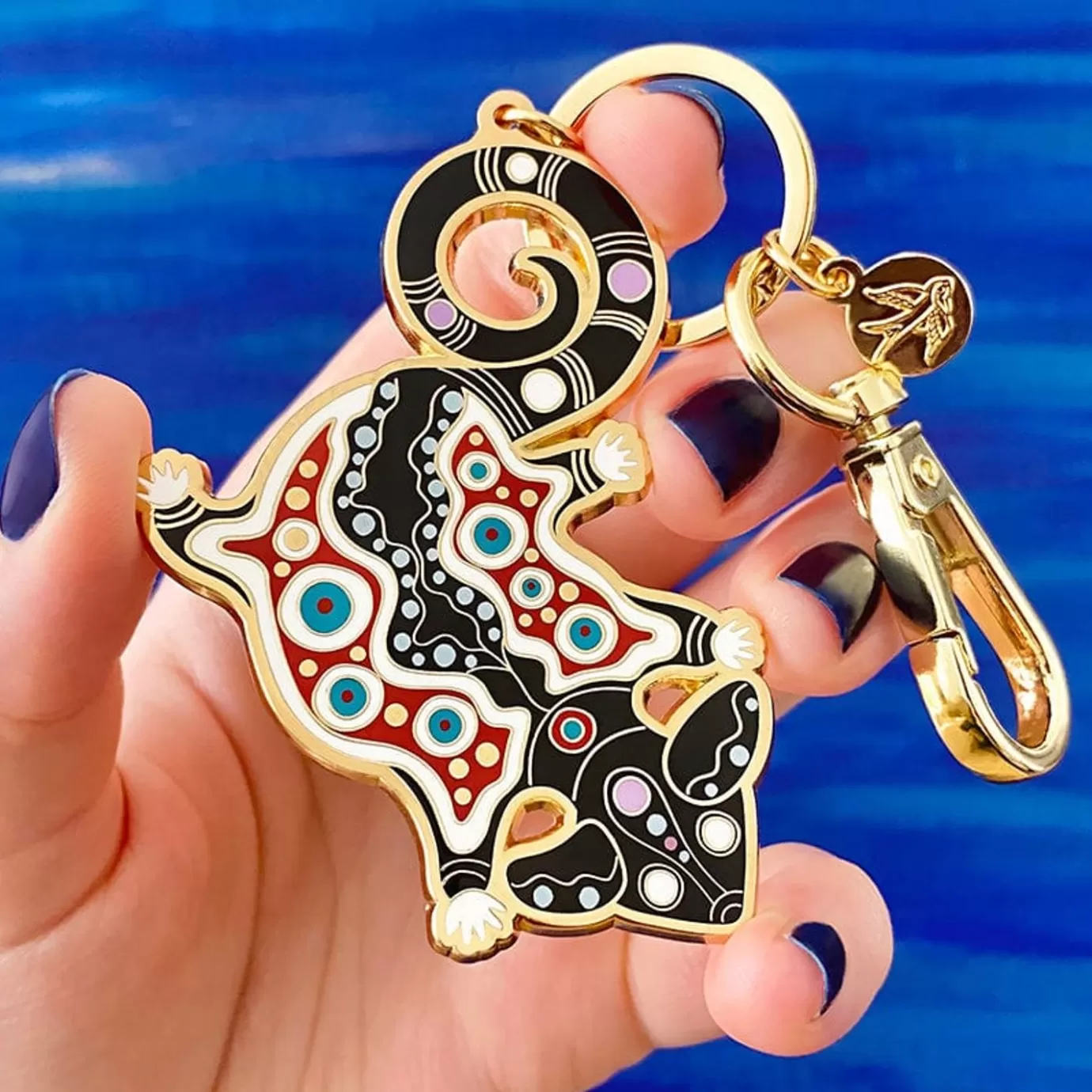 Erstwilder The Possum 'Midin' Key Ring* Enamel Key Rings