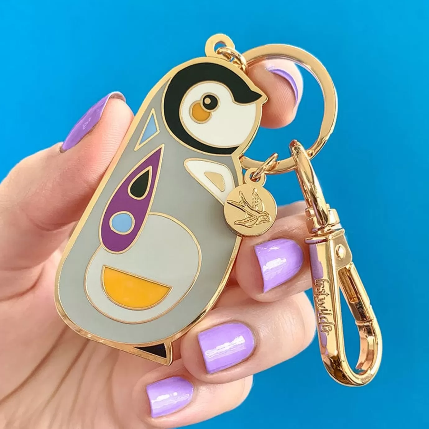 Erstwilder The Promising Penguin Enamel Key Ring* Enamel Key Rings