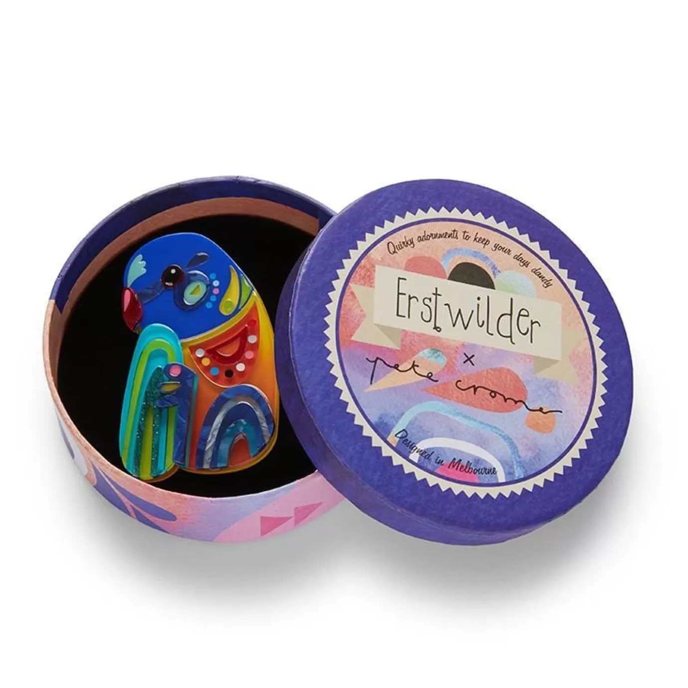 Erstwilder The Radiant Rainbow Lorikeet Brooch* Brooches