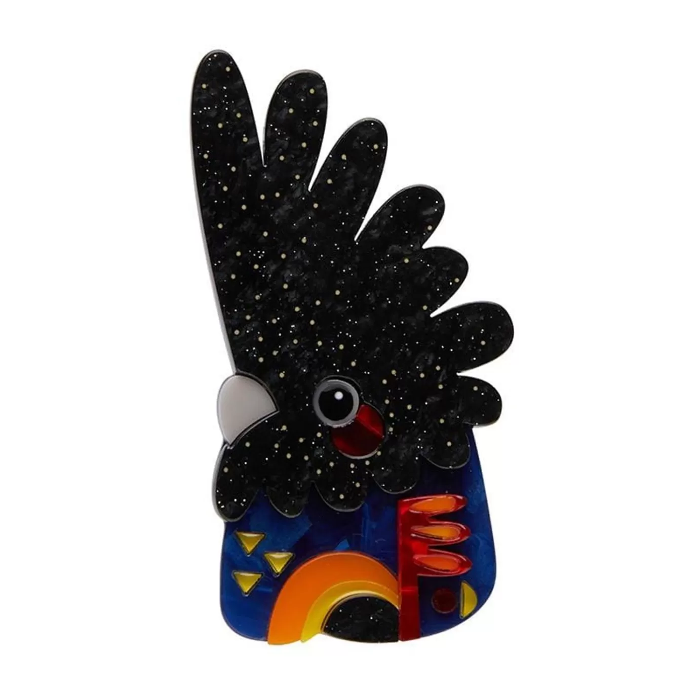 Erstwilder The Rare Red-Tail Cockatoo Brooch* Brooches