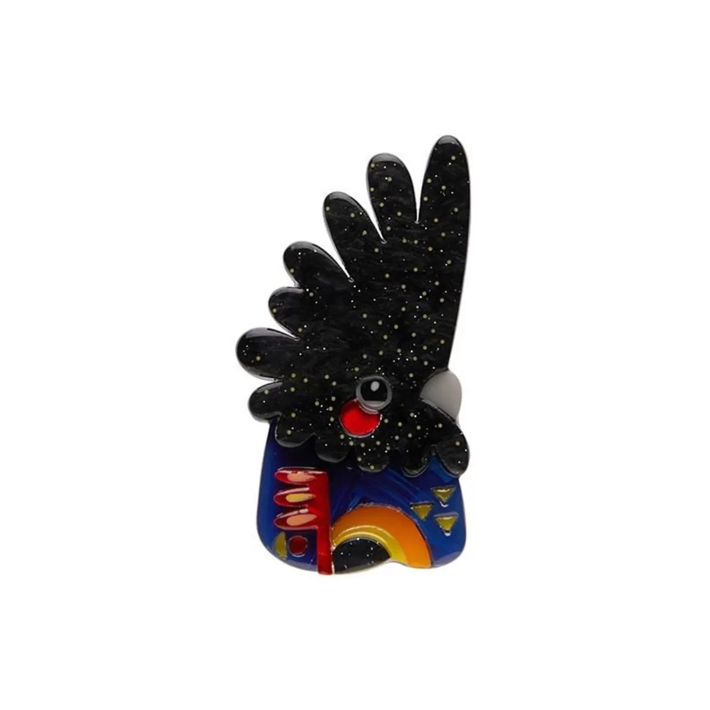 Erstwilder The Rare Red-Tail Cockatoo Mini Brooch* Brooches