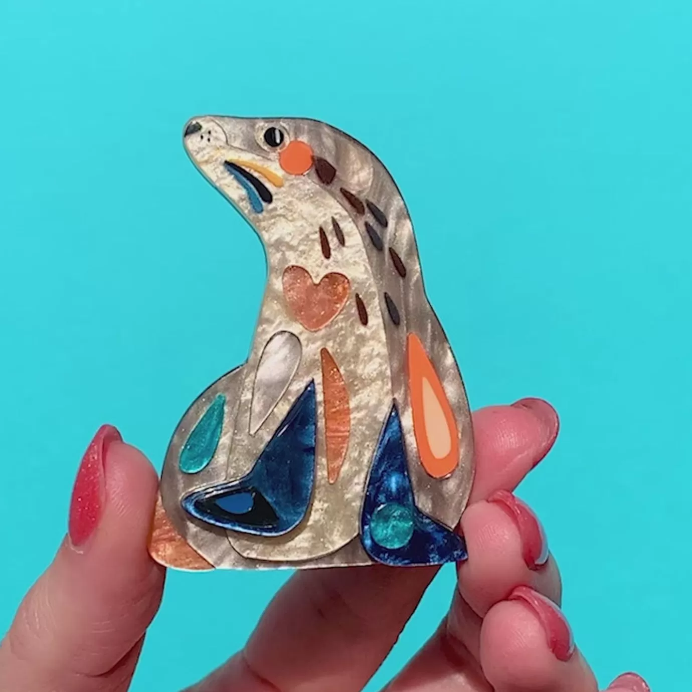 Erstwilder The Sage Sea Lion Brooch* Brooches