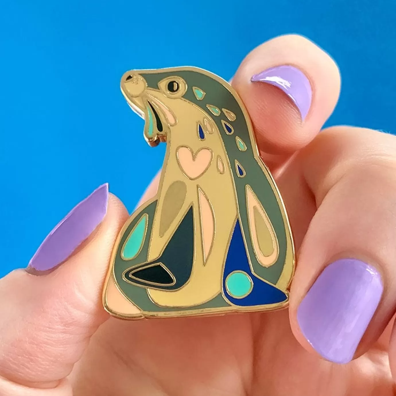 Erstwilder The Sage Sea Lion Enamel Pin* Enamel Pins
