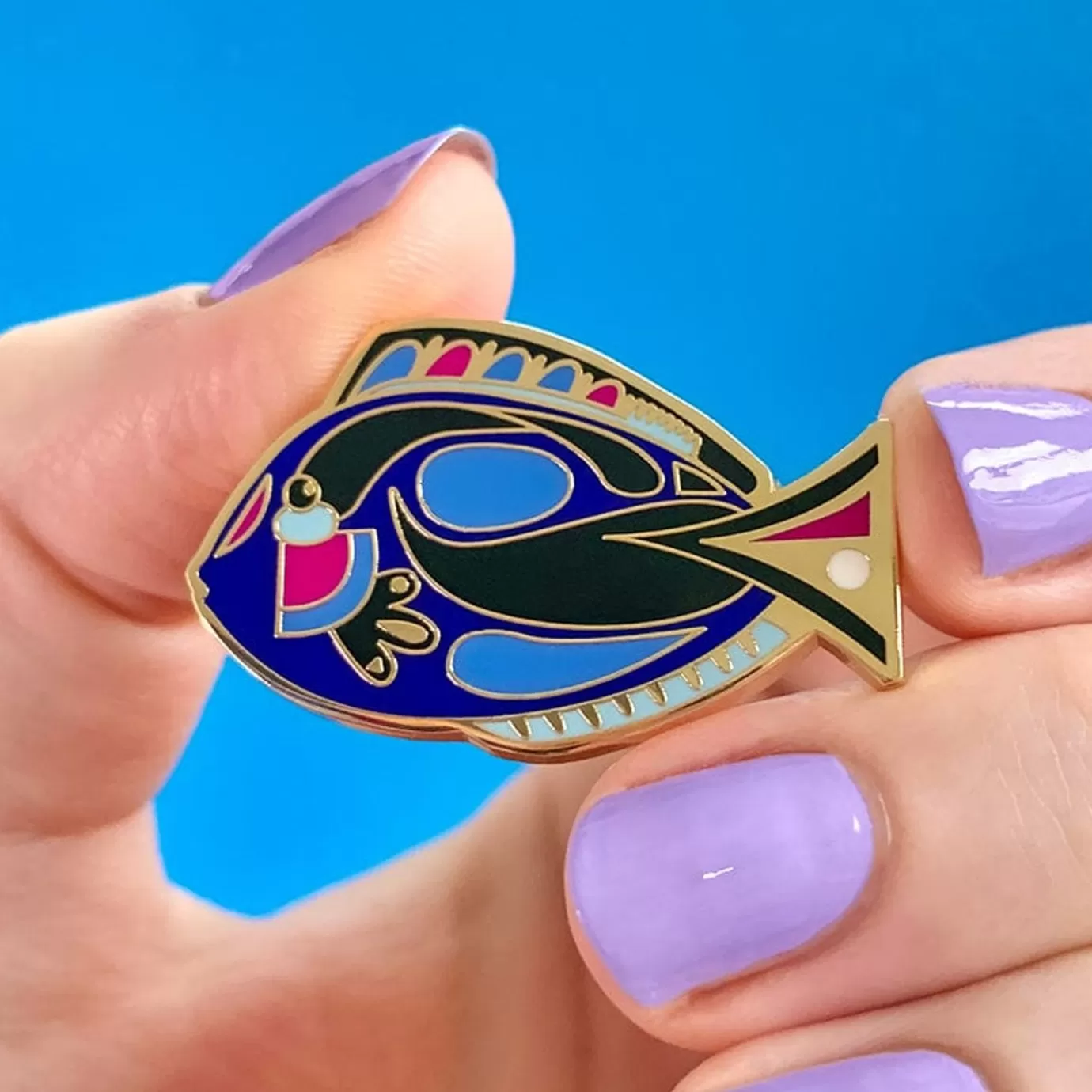 Erstwilder The Sartorial Surgeon Fish Enamel Pin* Enamel Pins