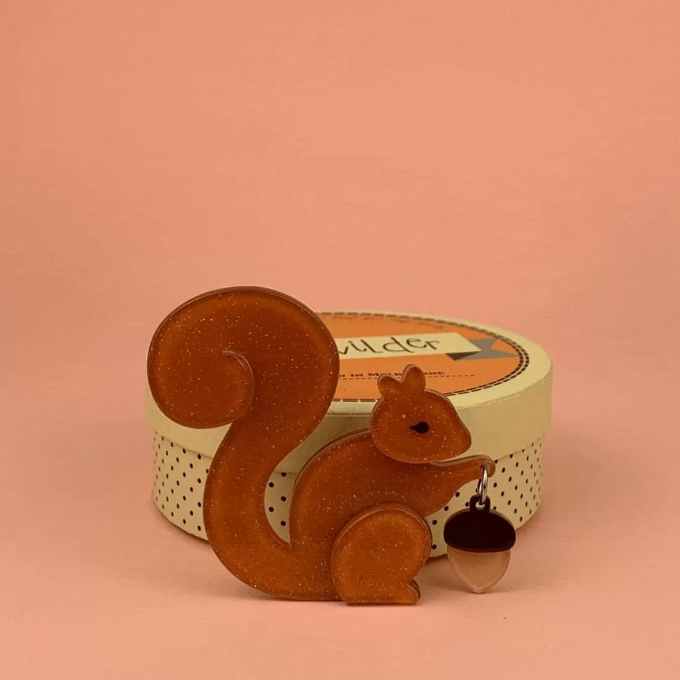 Erstwilder The Satisfied Squirrel Brooch* Brooches