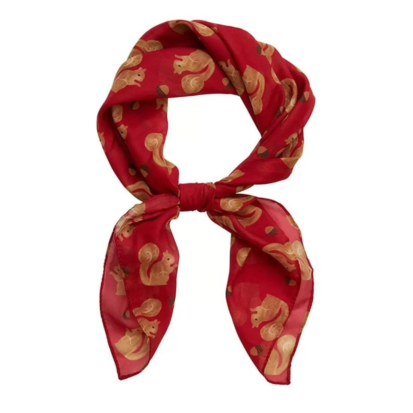 Erstwilder The Satisfied Squirrel Head Scarf* Scarves