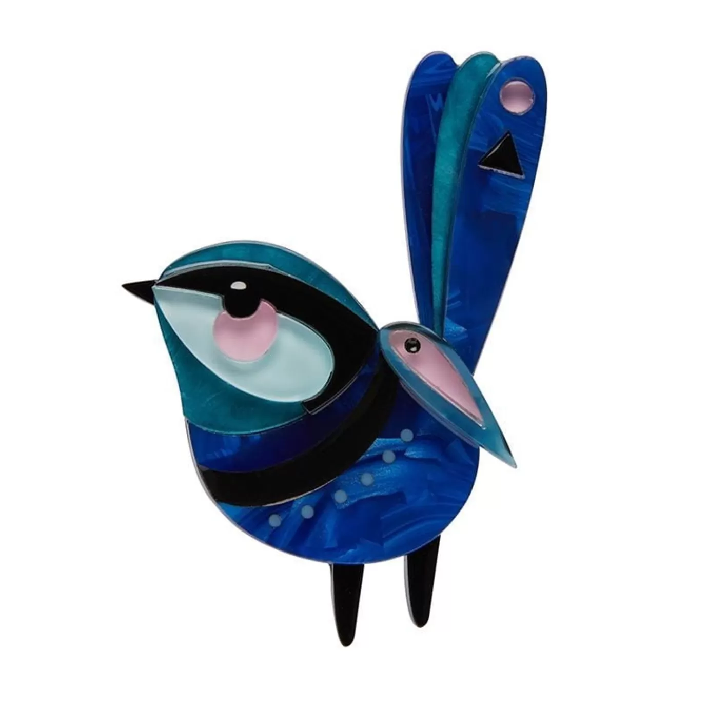 Erstwilder The Splendid Fairy Wren Brooch* Brooches