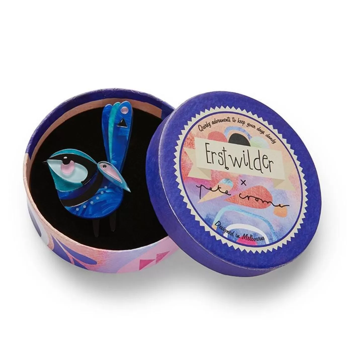 Erstwilder The Splendid Fairy Wren Brooch* Brooches